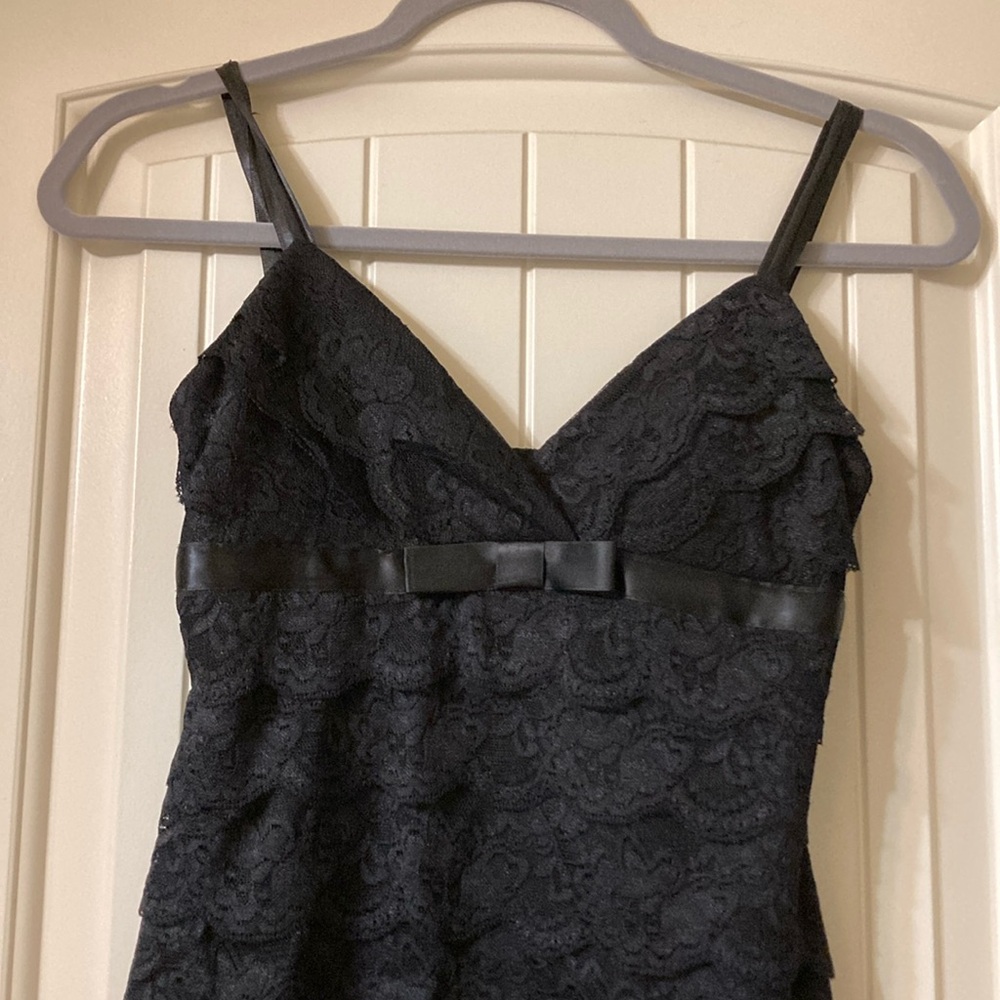 B. Darlin Little Black Lace Dress